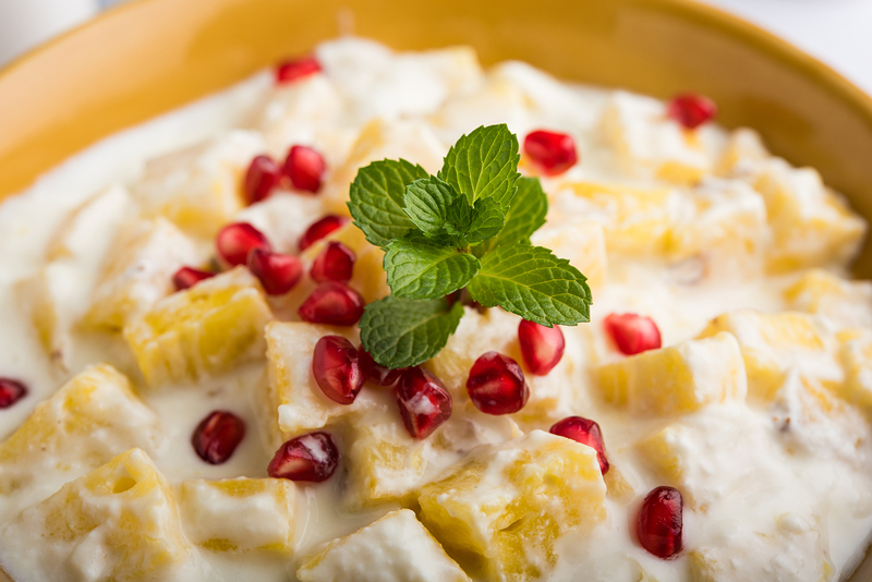 Jeera Tulsi Pomegranate Raita Jeera Tulsi Pomegranate Raita
