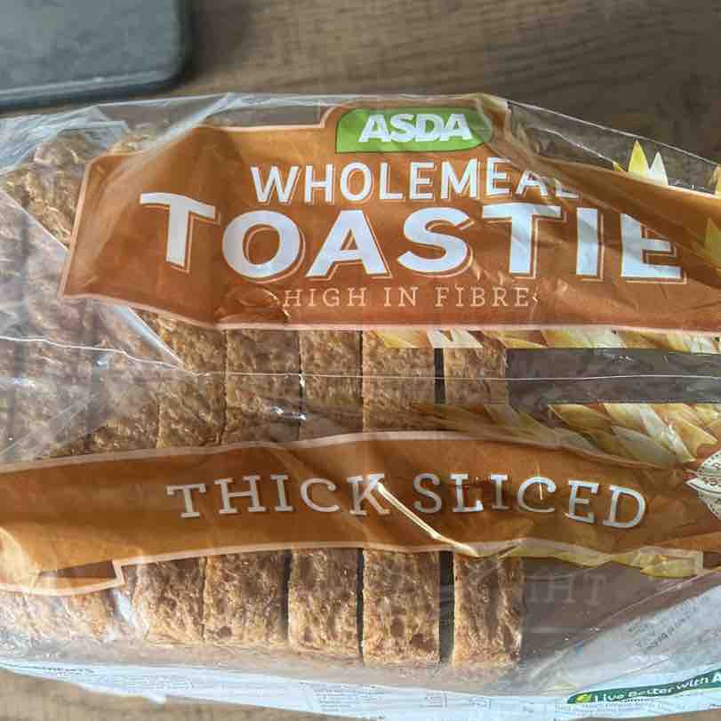 bread (ASDA) whole meal toastie Health and Nutrition Facts