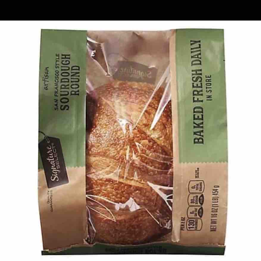 sourdough bread (artisan) san fransisco style Health and Nutrition Facts