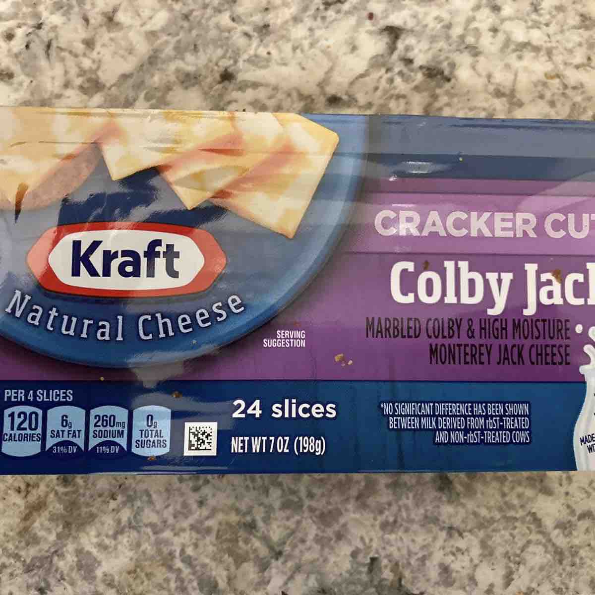 cheese (kraft) colby jack Health and Nutrition Facts