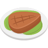 Sirloin steak from restaurant