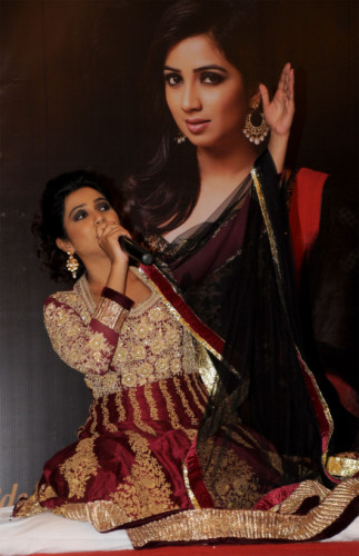 Shreya Ghoshal At The Album Launch Of Humnasheen
