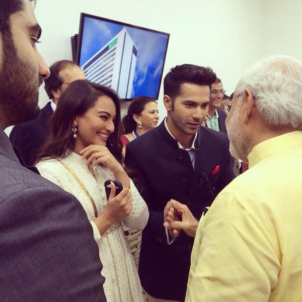 Arjun Kapoor, Varun Dhawan and Sonakshi Sinha