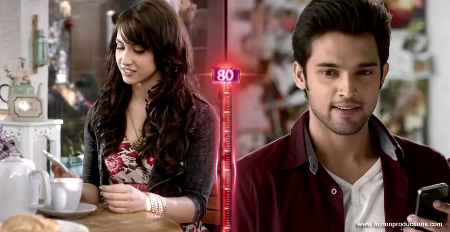 Lauren Gottlieb and Parth Samthaan In CloseUp Cupid Games Ad