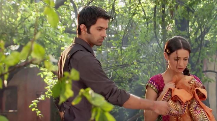 Image result for arnav and khushi romance in jungle