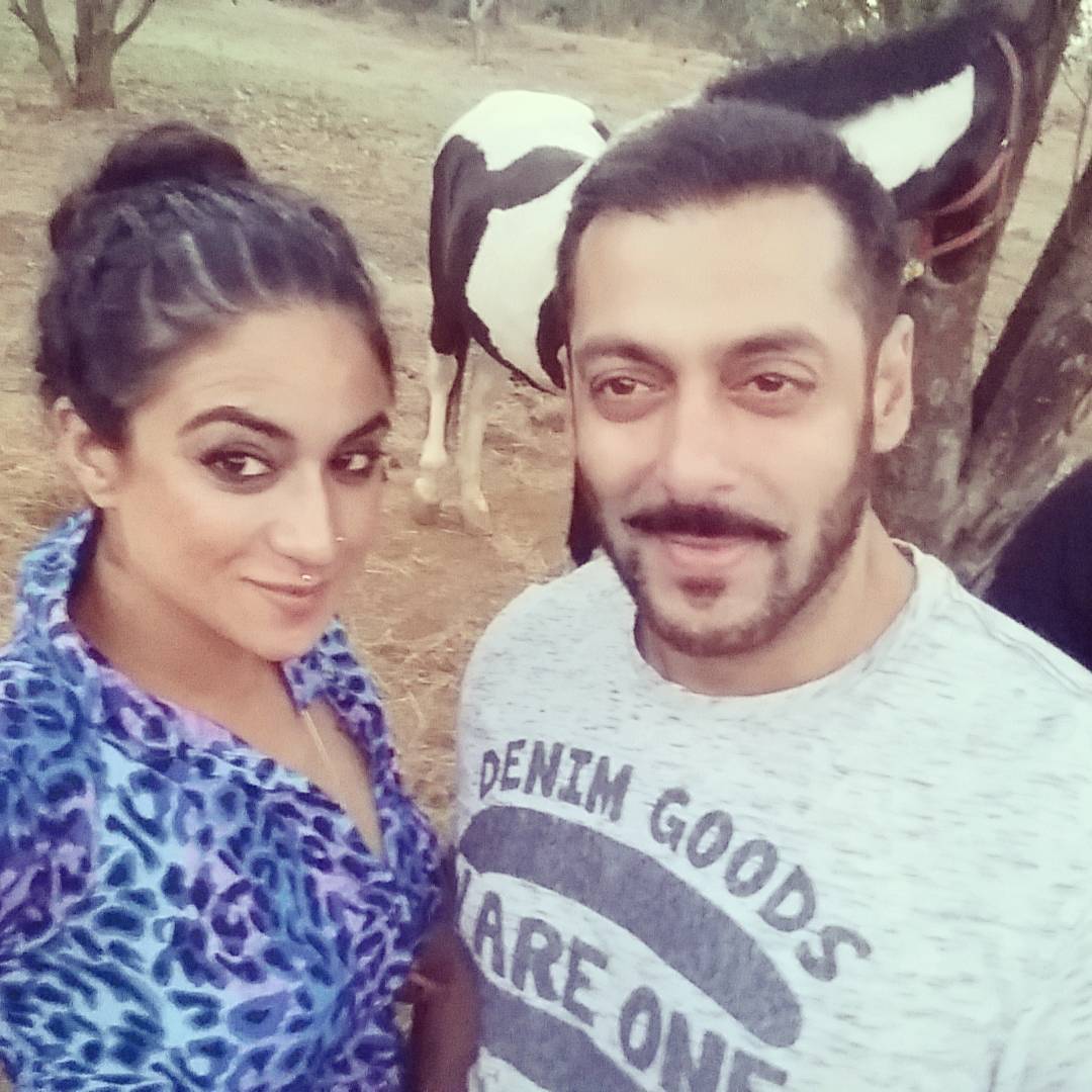 Priya Malik and Salman Khan