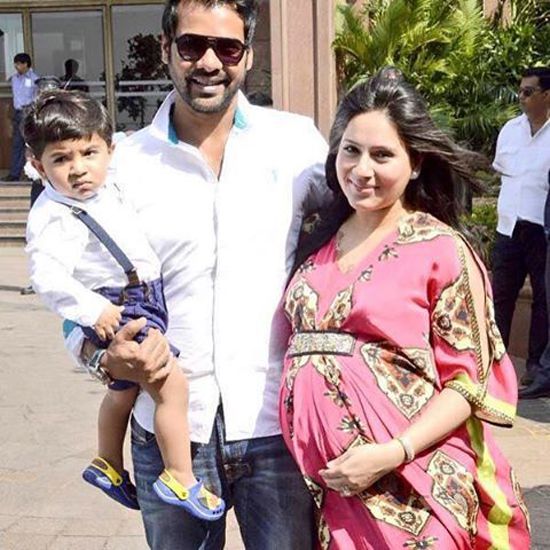 Shabir Ahluwalia, Kanchi Kaul and Their Son