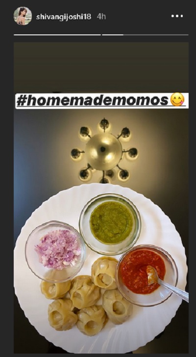 Shivangi Joshi's Instagram Story
