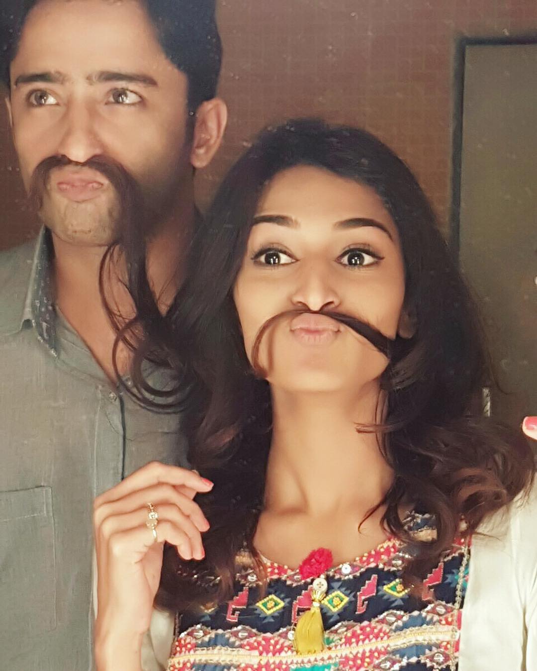 Shaheer Sheikh And Erica Fernandes