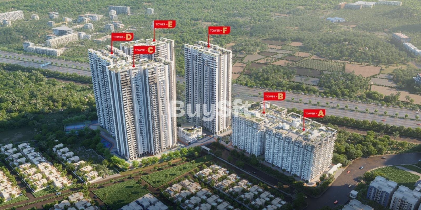 3BHK floor plan
