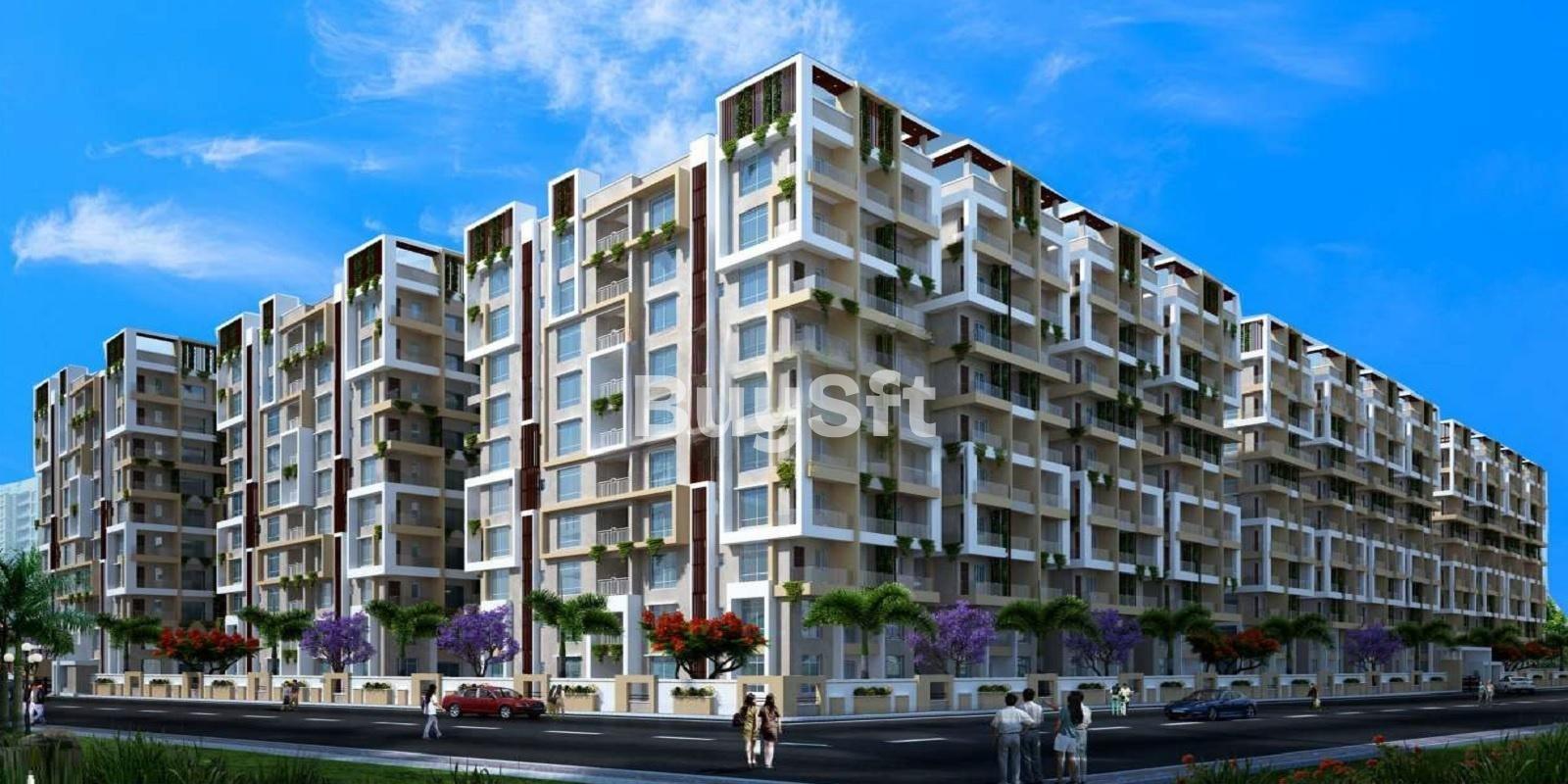 2BHK floor plan