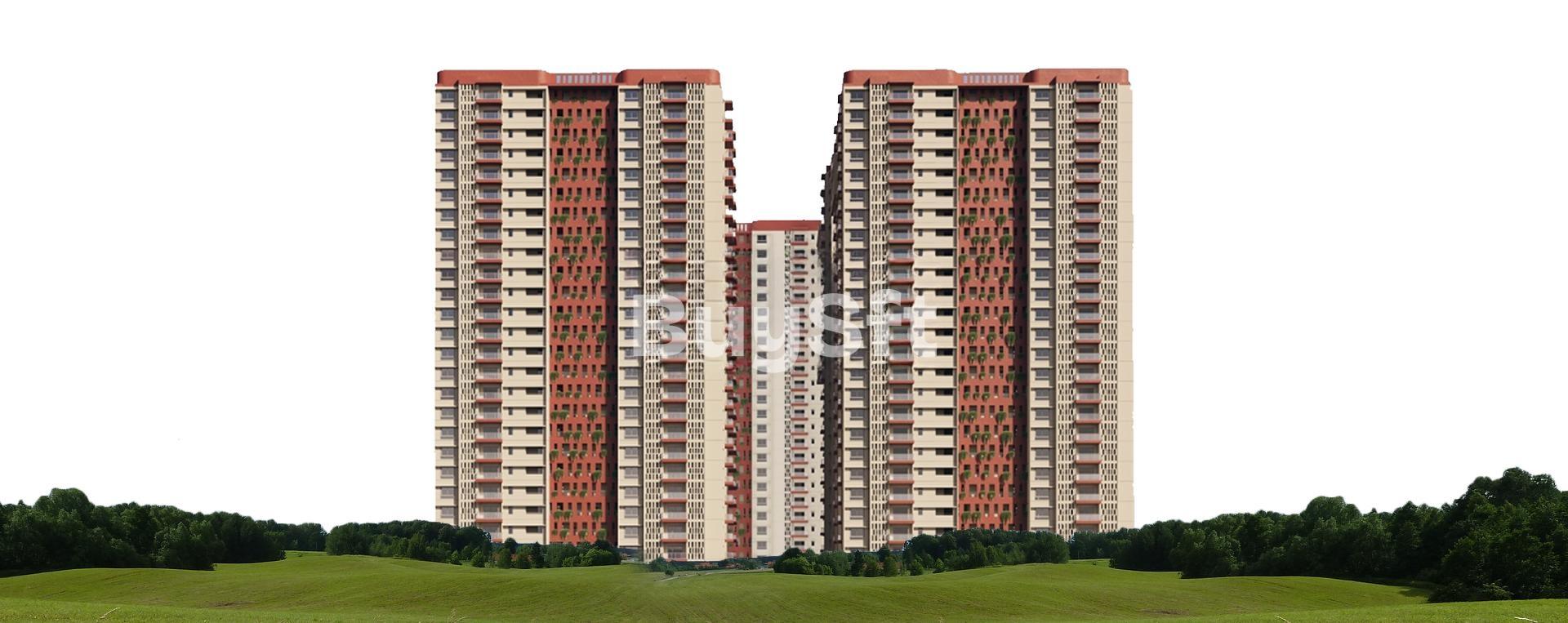 3BHK floor plan