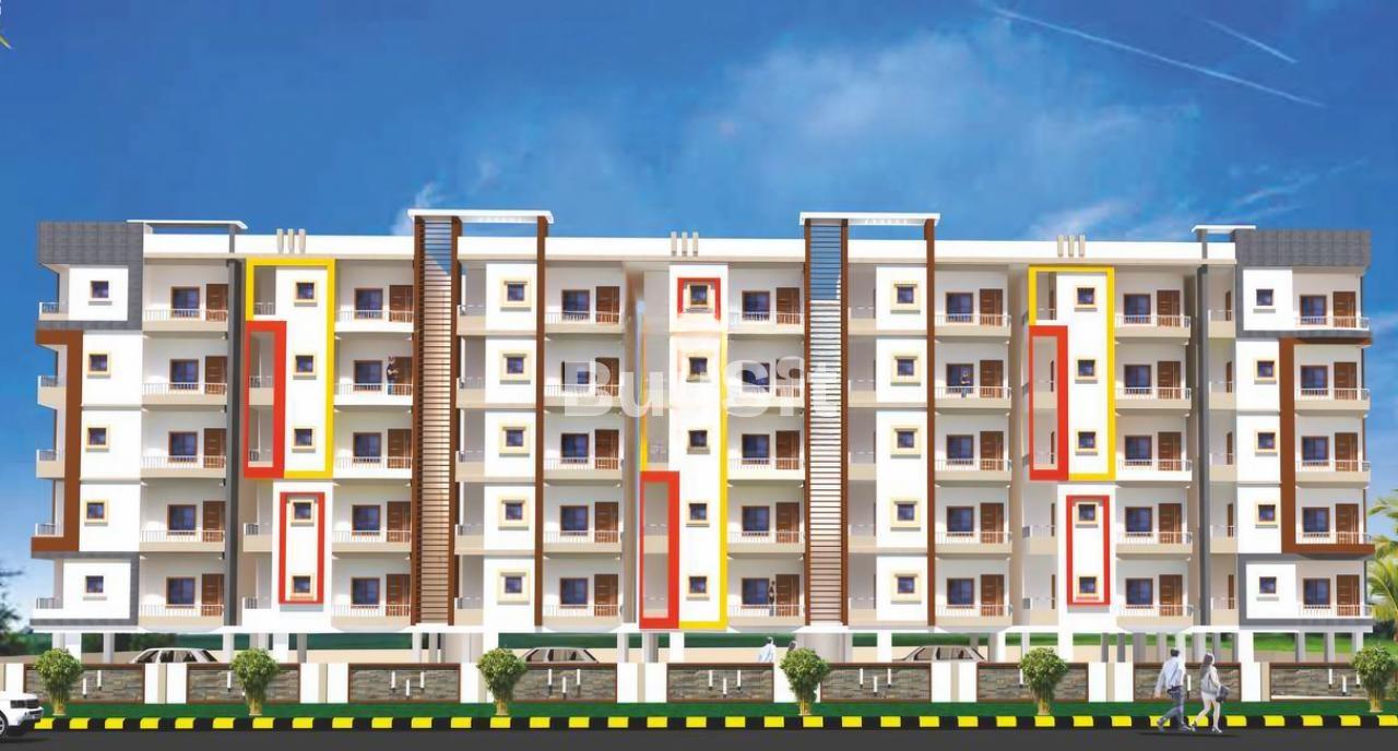 2BHK floor plan