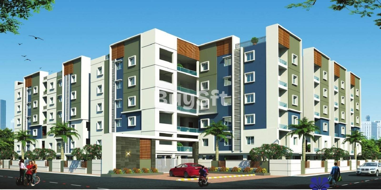 2BHK floor plan