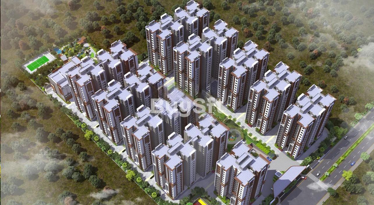 2BHK floor plan
