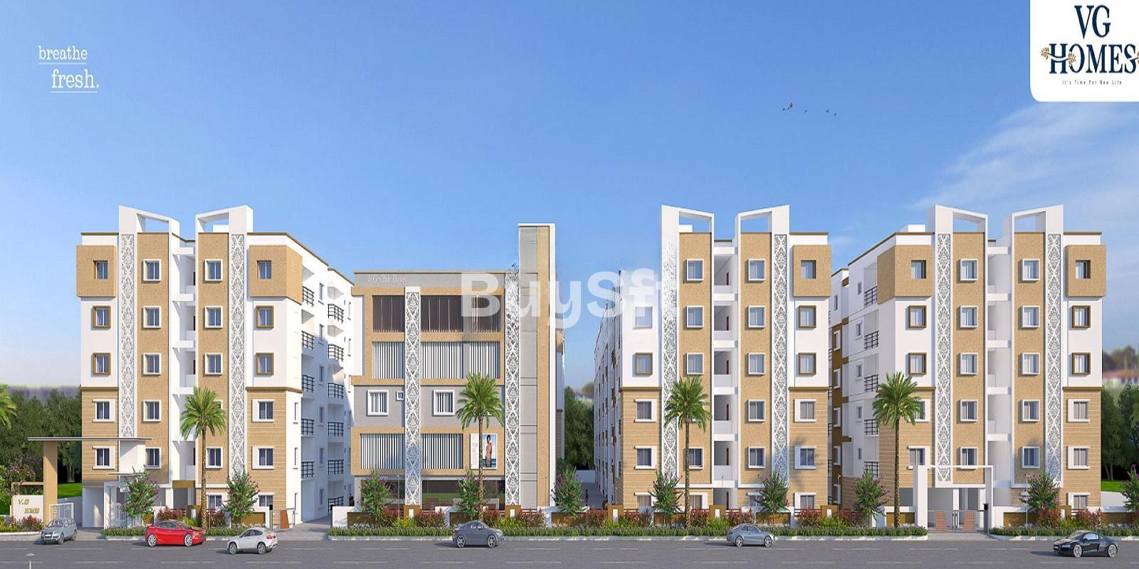 2BHK floor plan