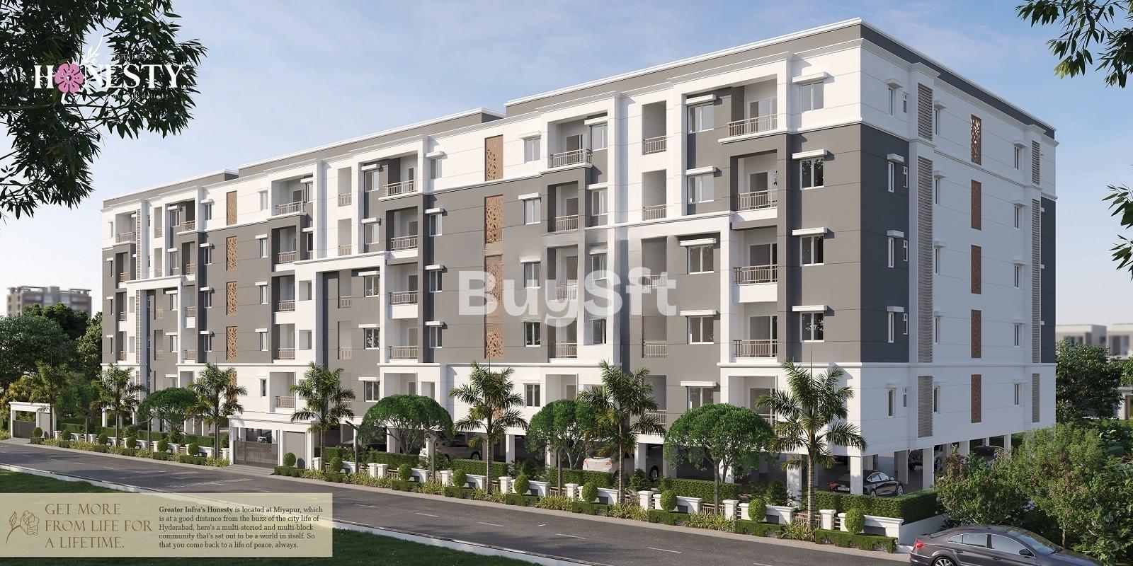 2BHK floor plan