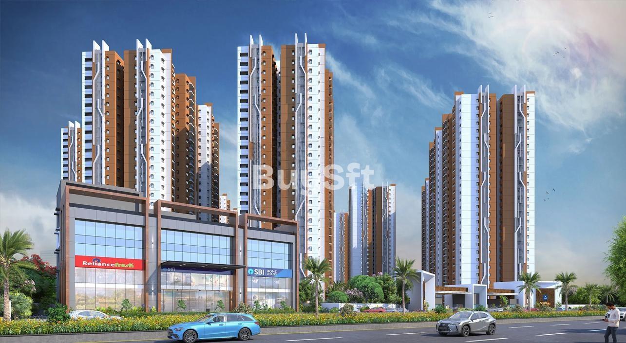 2BHK floor plan