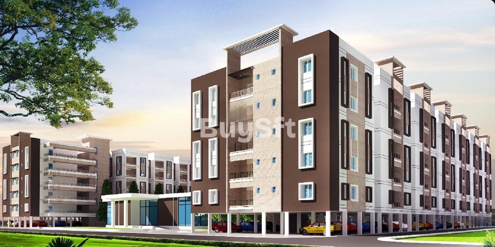 2BHK floor plan
