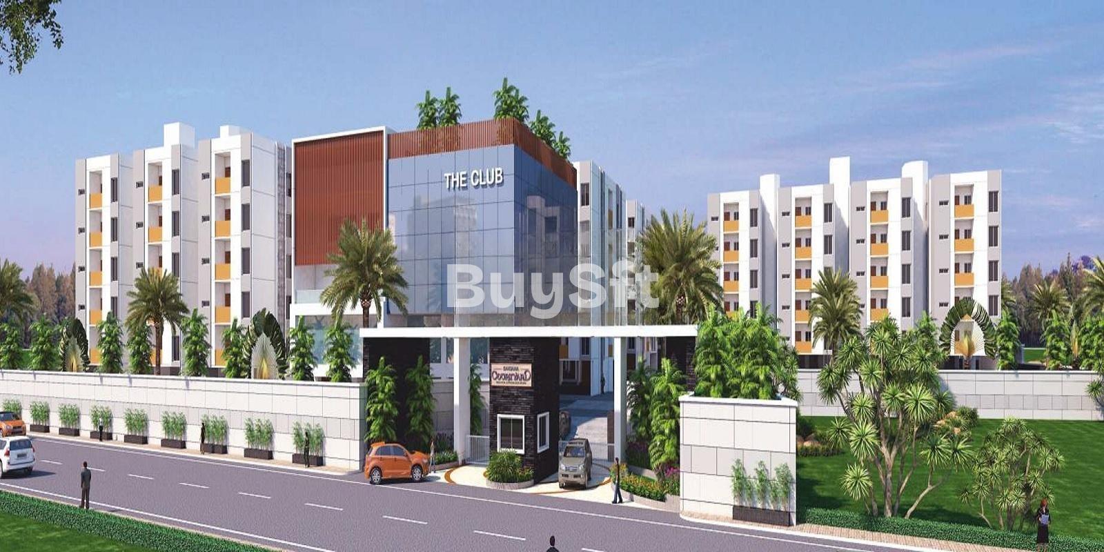 2BHK floor plan