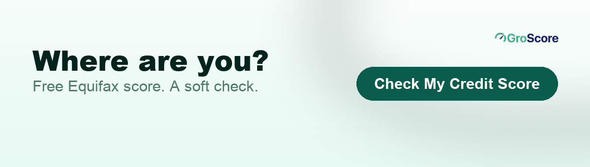 Check your credit score free on GroScore