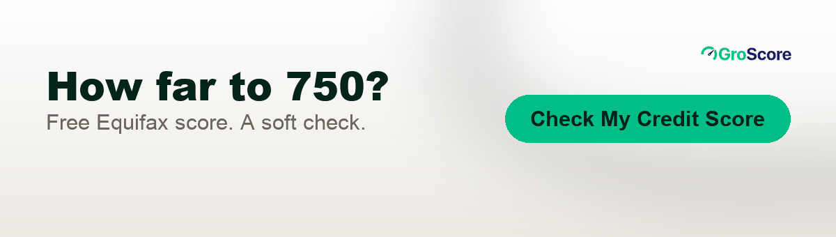 Check your credit score free on GroScore
