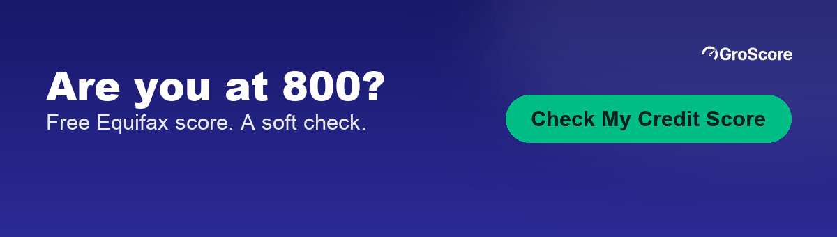 Check your credit score free on GroScore
