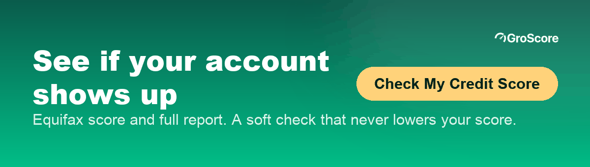 Check your free Equifax credit score on GroScore
