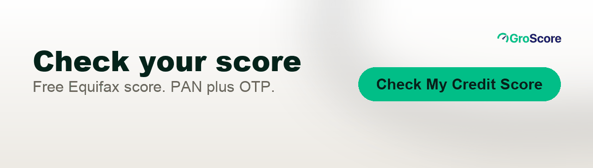 Check your credit score free on GroScore