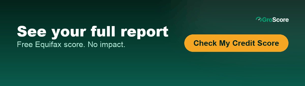 Check your credit score free on GroScore