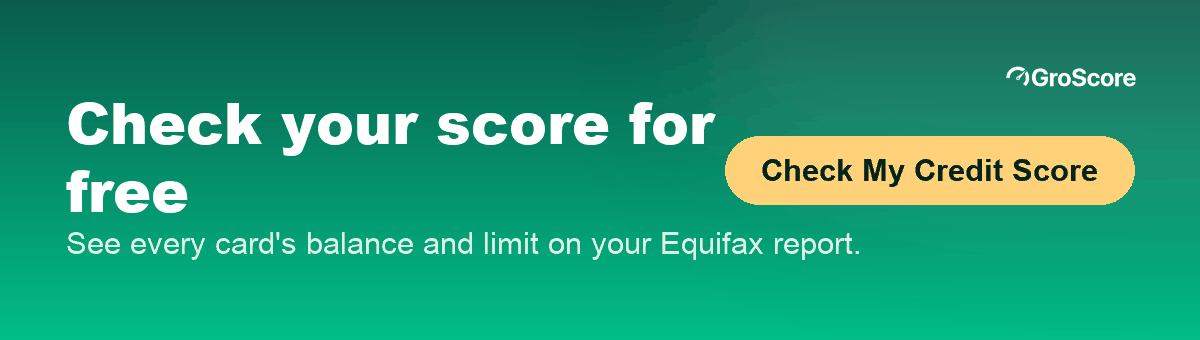 Check your credit score free on GroScore