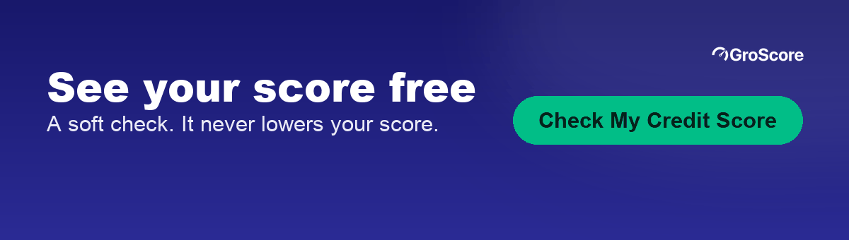 Check your credit score free on GroScore