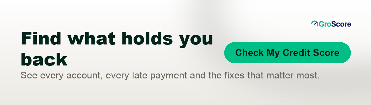 See every factor on your credit report with GroScore