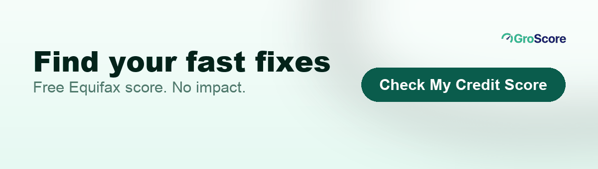 Check your credit score free on GroScore