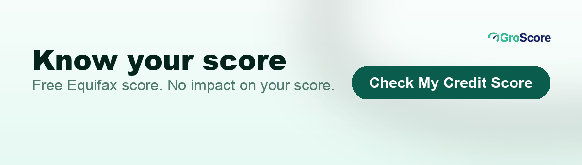Check your credit score free on GroScore