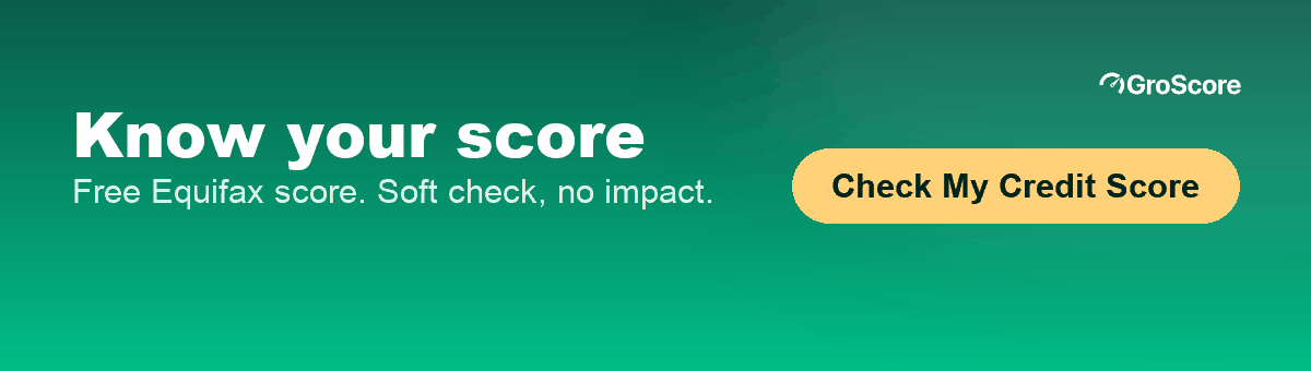 Check your credit score free on GroScore