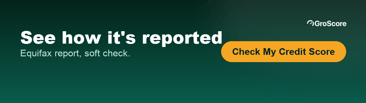 Check your Equifax credit report free on GroScore
