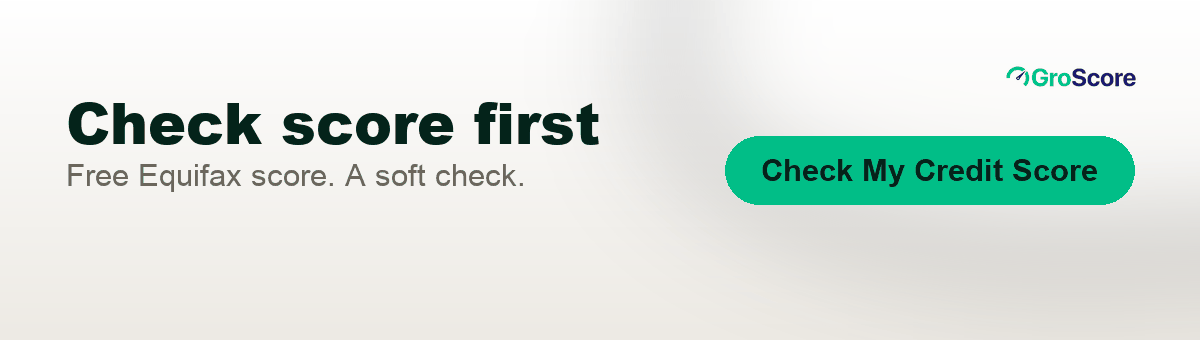 Check your credit score free on GroScore