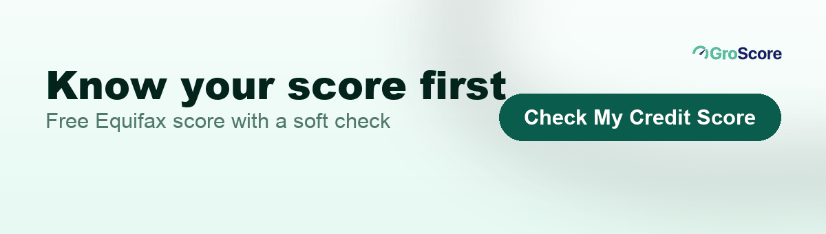 Check your credit score free on GroScore
