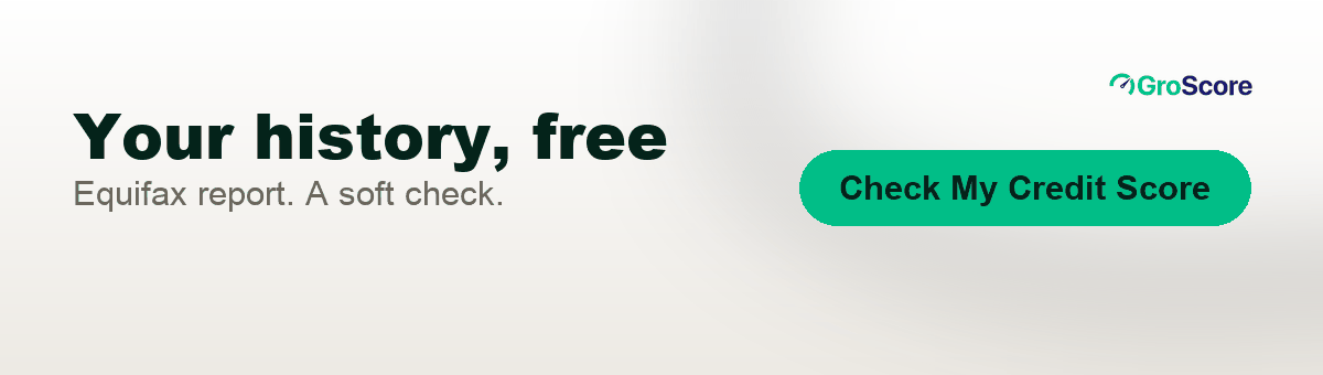 Check your credit history free on GroScore