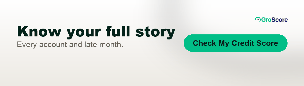 See your full credit history on GroScore
