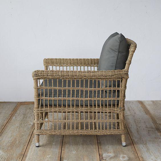 Trellis Weaver Wicker Chair