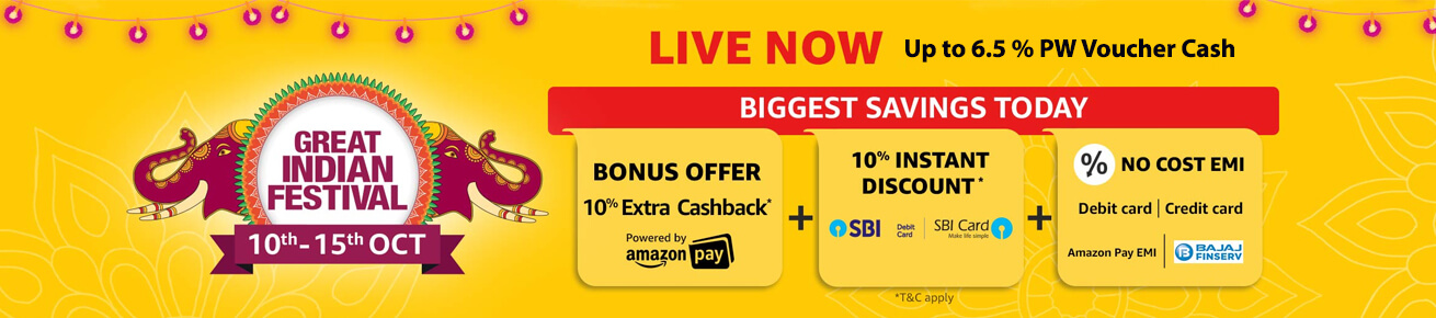 Amazon Great Indian Festive Sale Offers October 2018