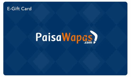 PaisaWapas E -Gift Card