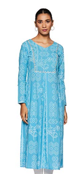 Amazon-Brand-Tavasya-Women's-A-Line-Kurti-Best-Kurtas-at-75%-OFF-Amazon