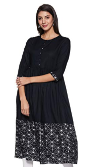 Amazon-Brand-Myx-Women's-A-Line-Kurta-Best-Kurtas-at-75%-OFF-Amazon