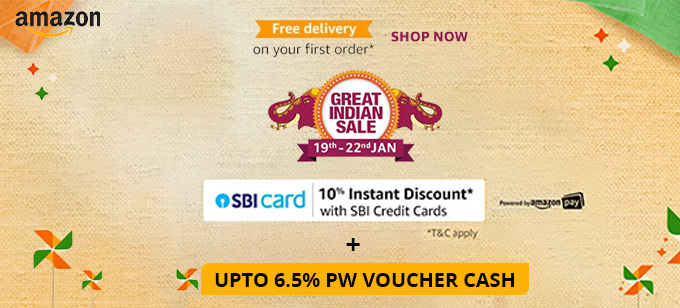 Amazon Great Indian Sale Offers January 19th - January 22nd,2020