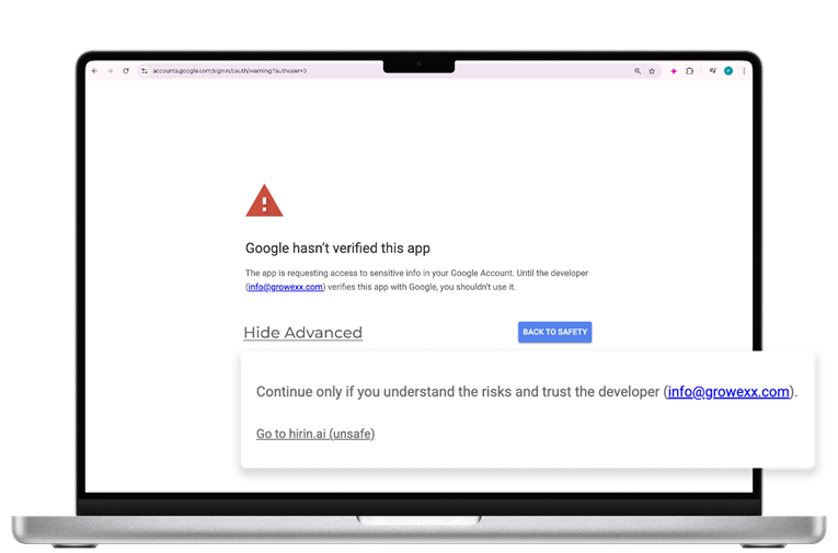 A computer screen with a message

AI-generated content may be incorrect.