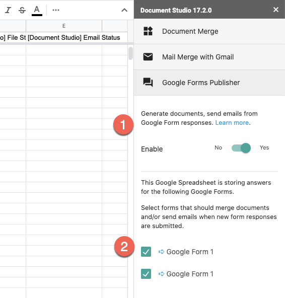 from google forms to google doc merge