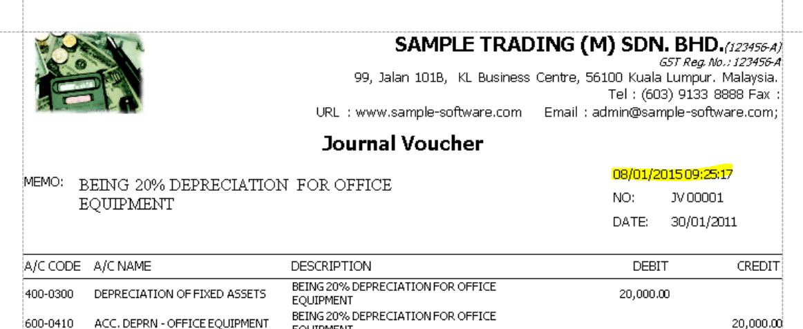 Display Username and Date Time in report : QNE Software ...